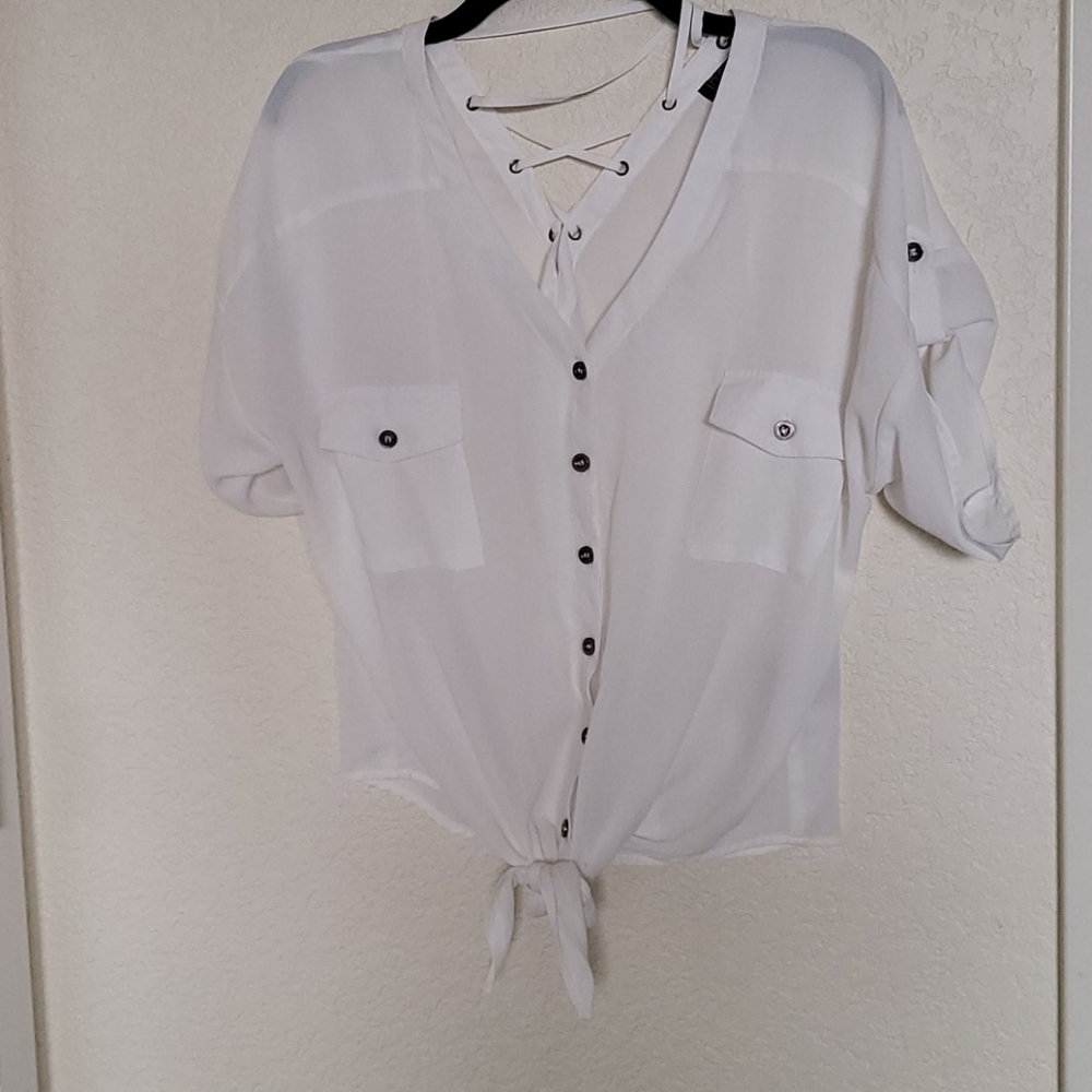 White blouse size L